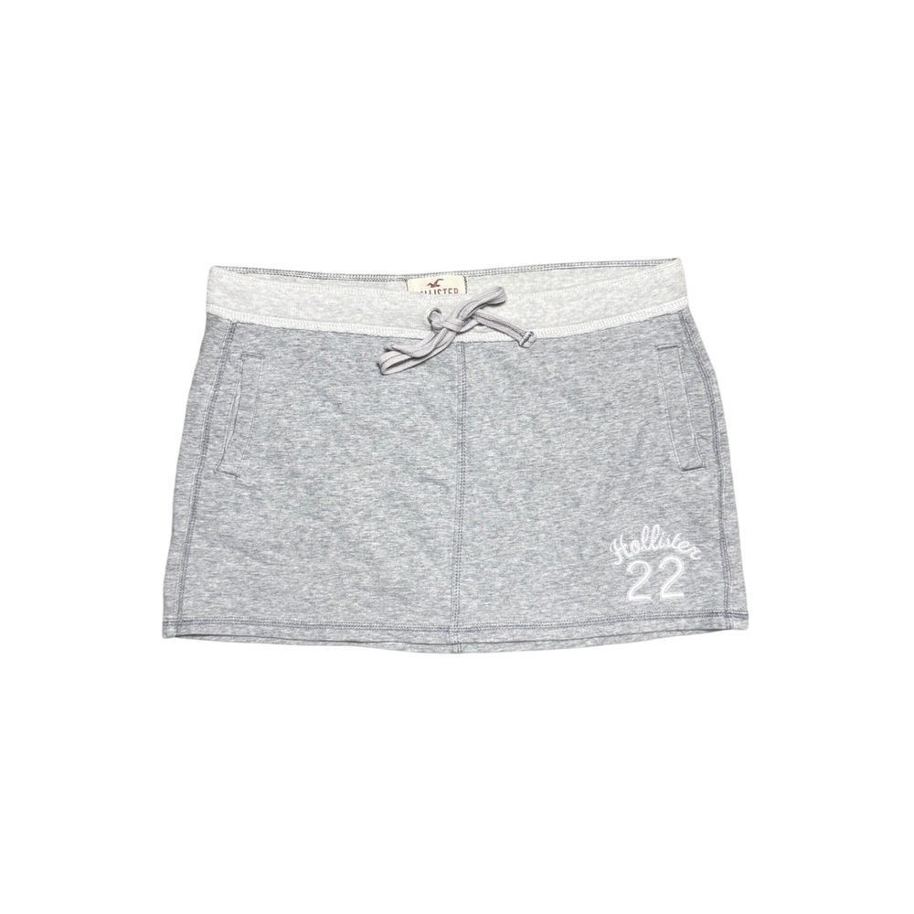 Hollister Gray Jersey Mini Skirt